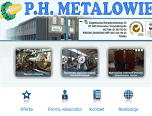 Tablet Screenshot of metalowiec.net